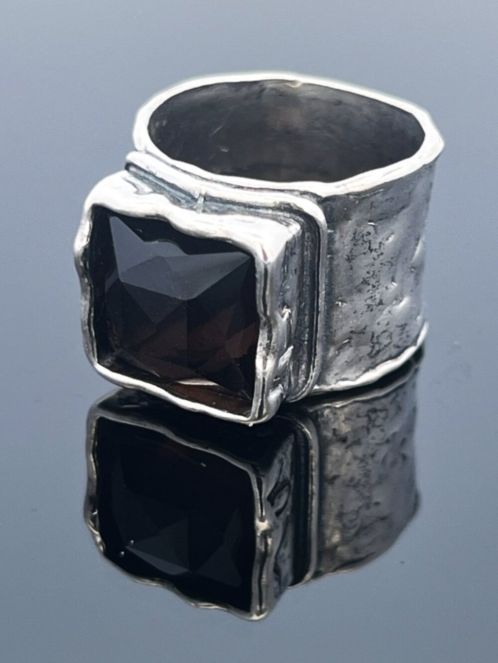Silpada 925 Sterling silver Smoky Quartz  Ring vintage estate lot